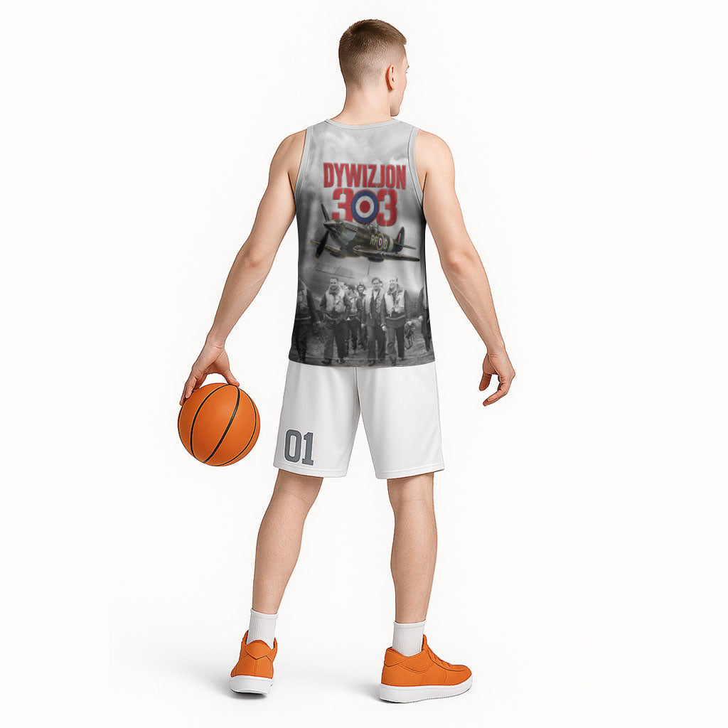 Polish 303 Squadron Basketball Jersey Battle Of Britain Air Heroes