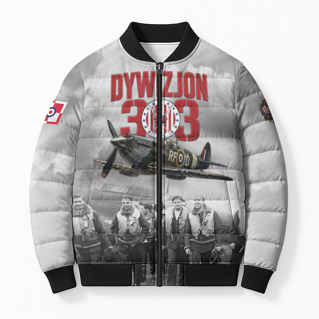 Polish 303 Squadron Bomber Puffer Jacket Battle Of Britain Air Heroes