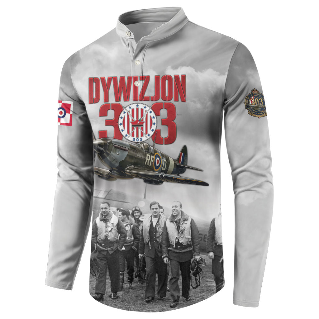 Polish 303 Squadron Button Sweatshirt Battle Of Britain Air Heroes