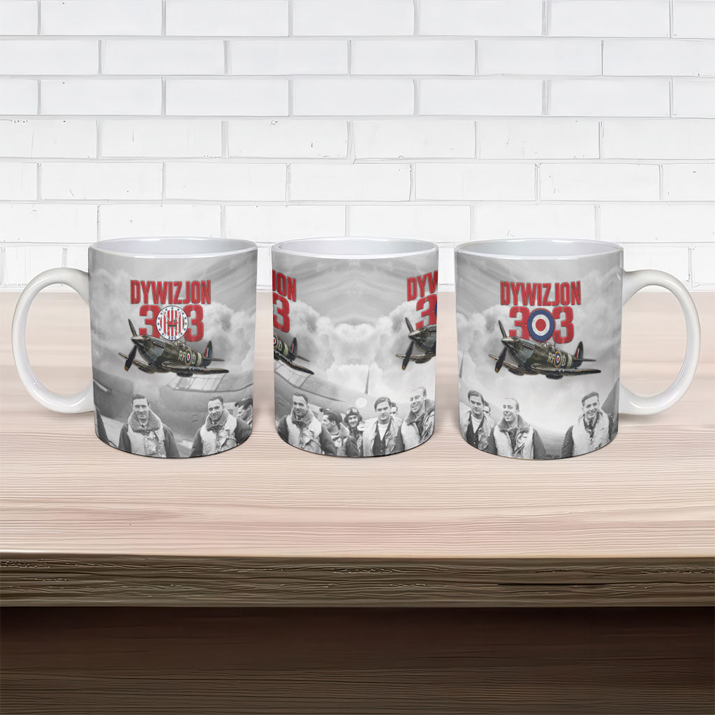Polish 303 Squadron Ceramic Mug Battle Of Britain Air Heroes