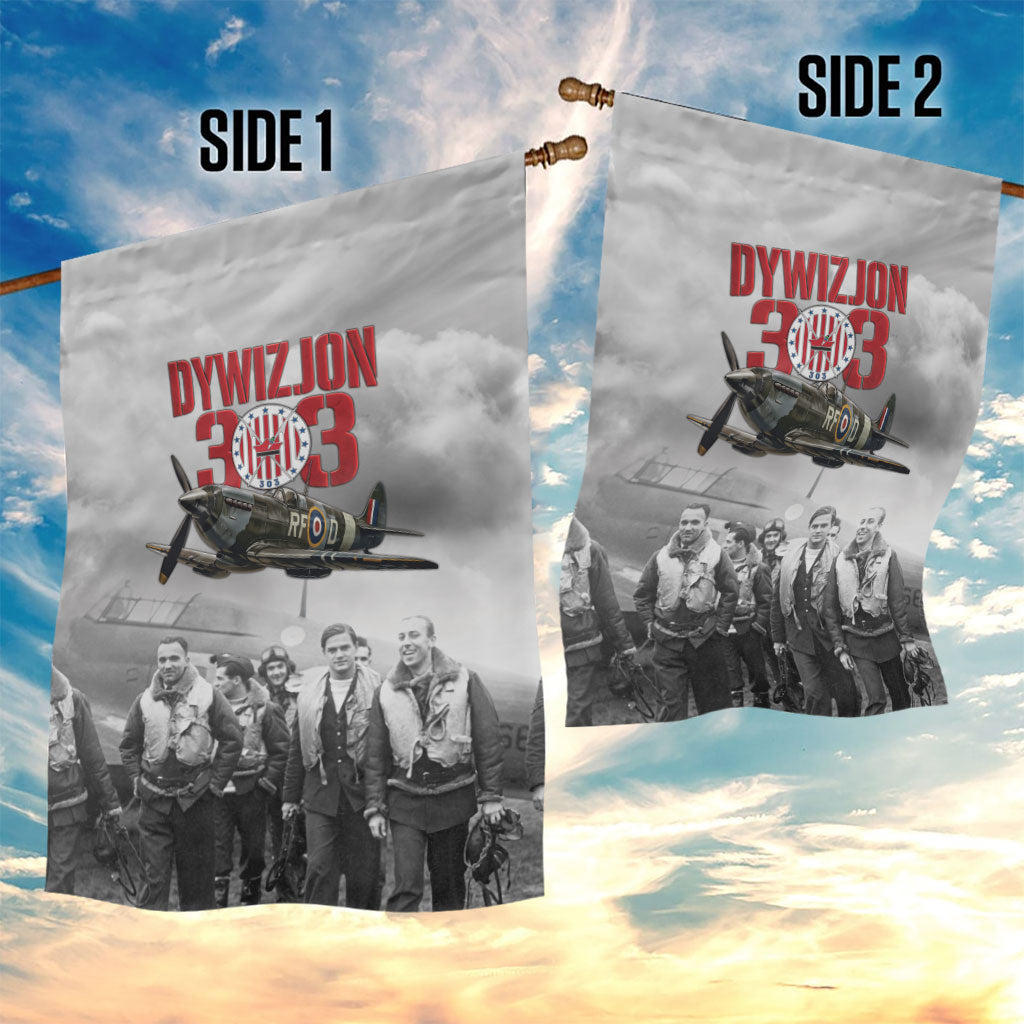 Polish 303 Squadron Garden Flag Battle Of Britain Air Heroes