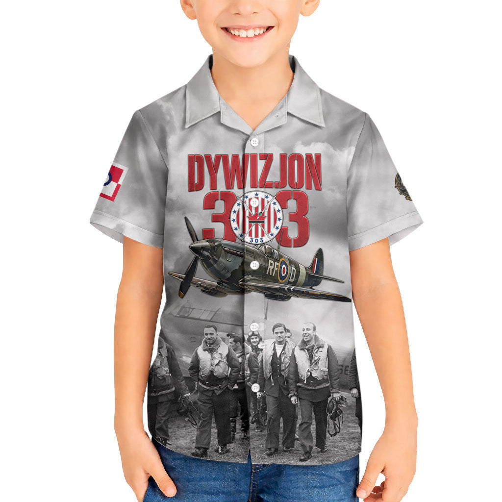 Polish 303 Squadron Hawaiian Shirt Battle Of Britain Air Heroes