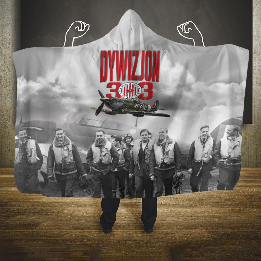 Polish 303 Squadron Hooded Blanket Battle Of Britain Air Heroes