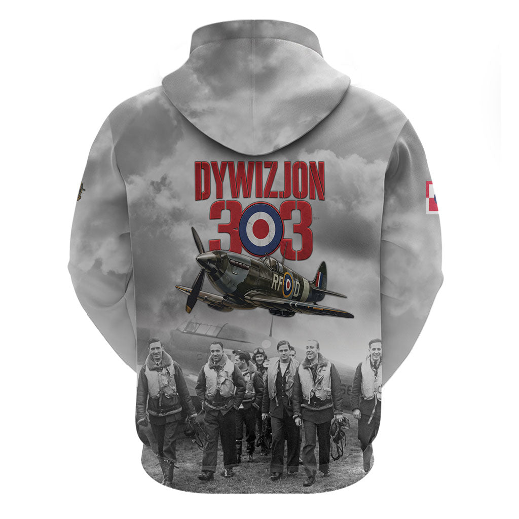 Polish 303 Squadron Hoodie Battle Of Britain Air Heroes