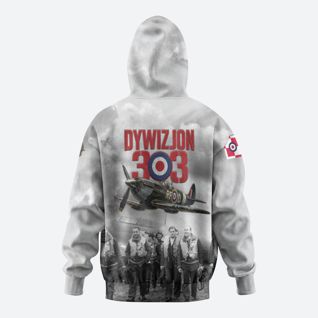 Polish 303 Squadron Hoodie Battle Of Britain Air Heroes