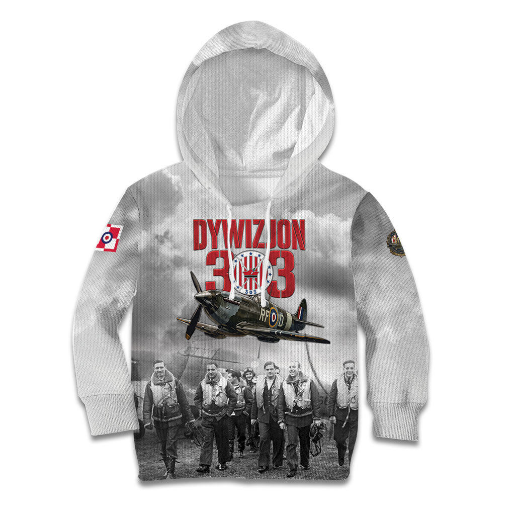 Polish 303 Squadron Kid Hoodie Battle Of Britain Air Heroes