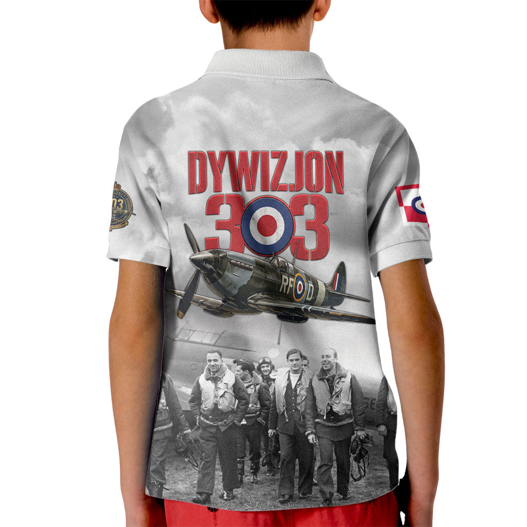 Polish 303 Squadron Kid Polo Shirt Battle Of Britain Air Heroes