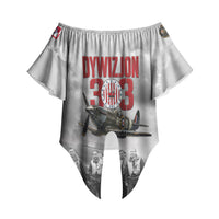 Polish 303 Squadron Off Shoulder Wrap Waist Top Battle Of Britain Air Heroes