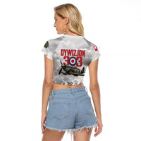 Polish 303 Squadron Raglan Cropped T Shirt Battle Of Britain Air Heroes