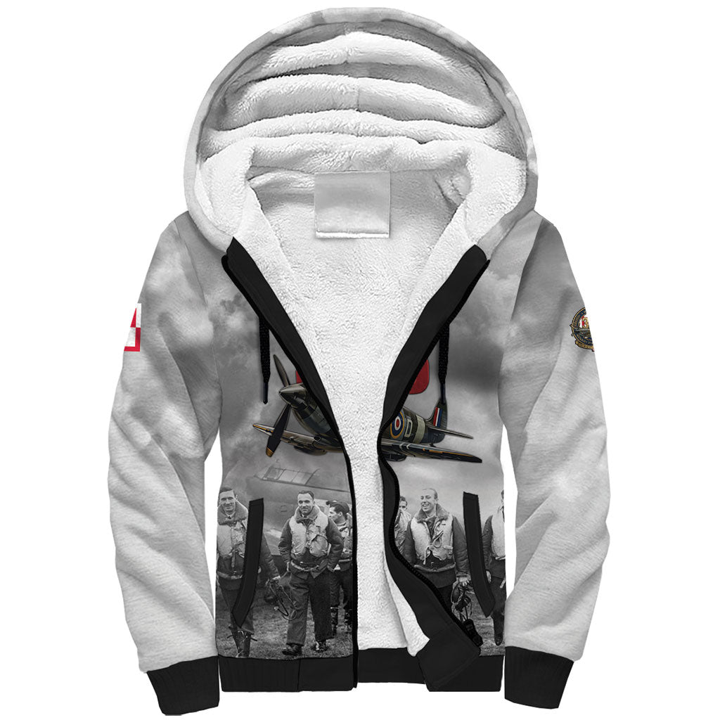 Polish 303 Squadron Sherpa Hoodie Battle Of Britain Air Heroes