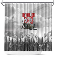 Polish 303 Squadron Shower Curtain Battle Of Britain Air Heroes