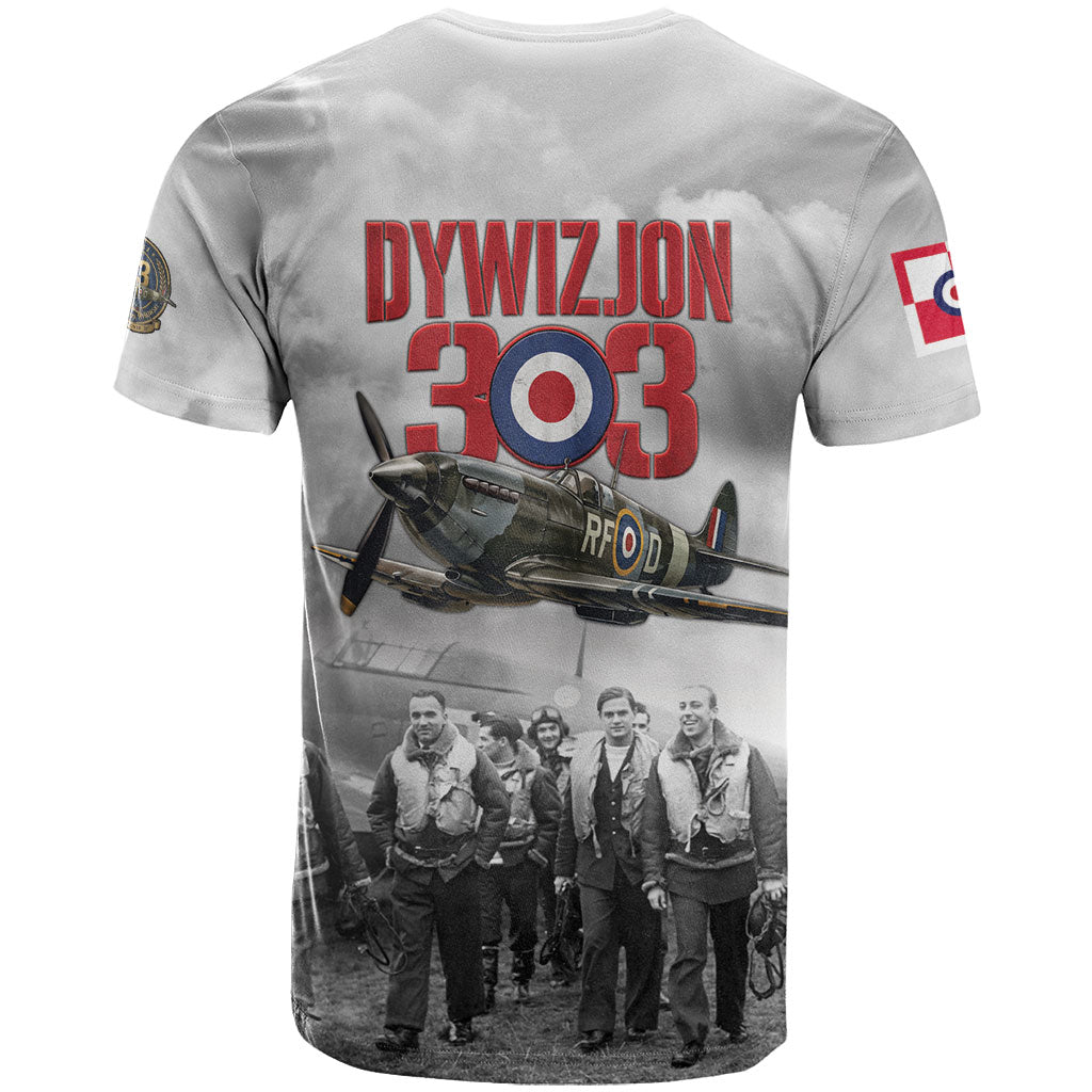 Polish 303 Squadron T Shirt Battle Of Britain Air Heroes