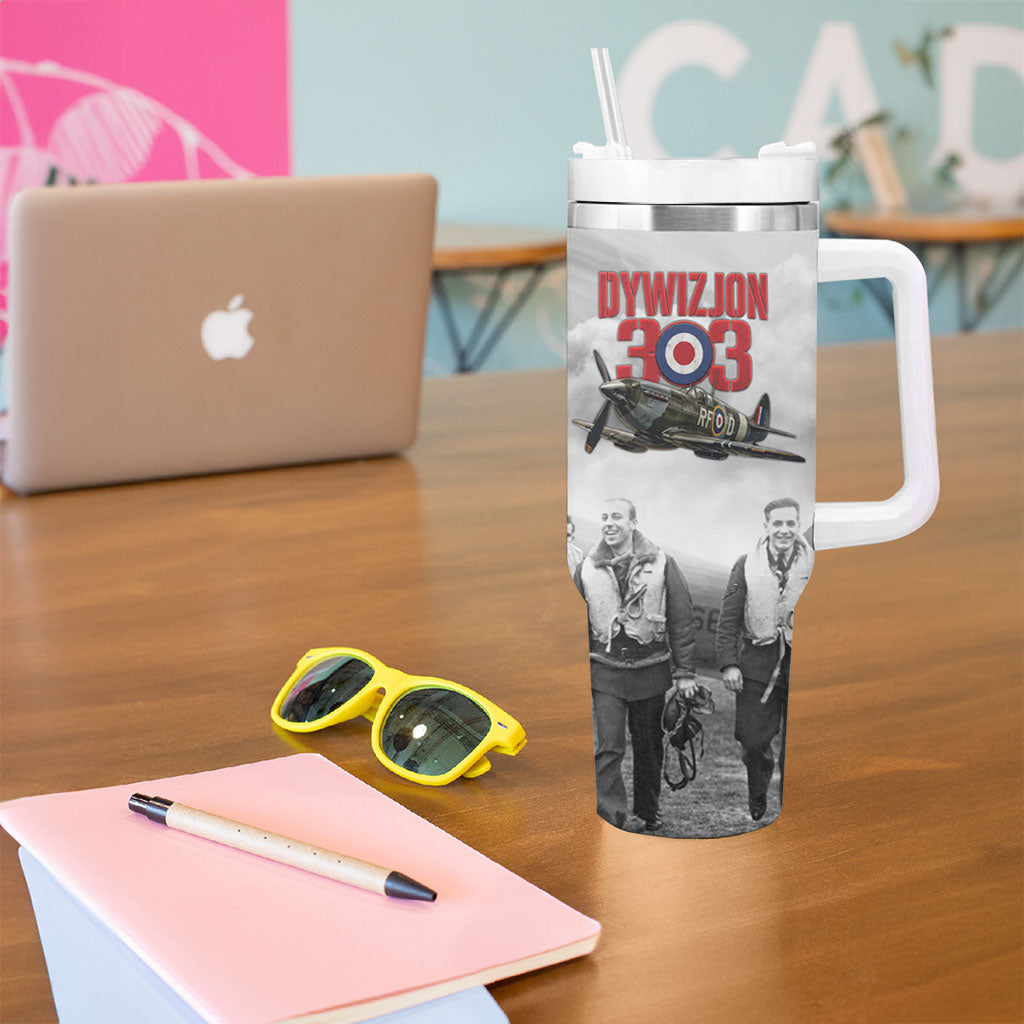 Polish 303 Squadron Tumbler With Handle Battle Of Britain Air Heroes