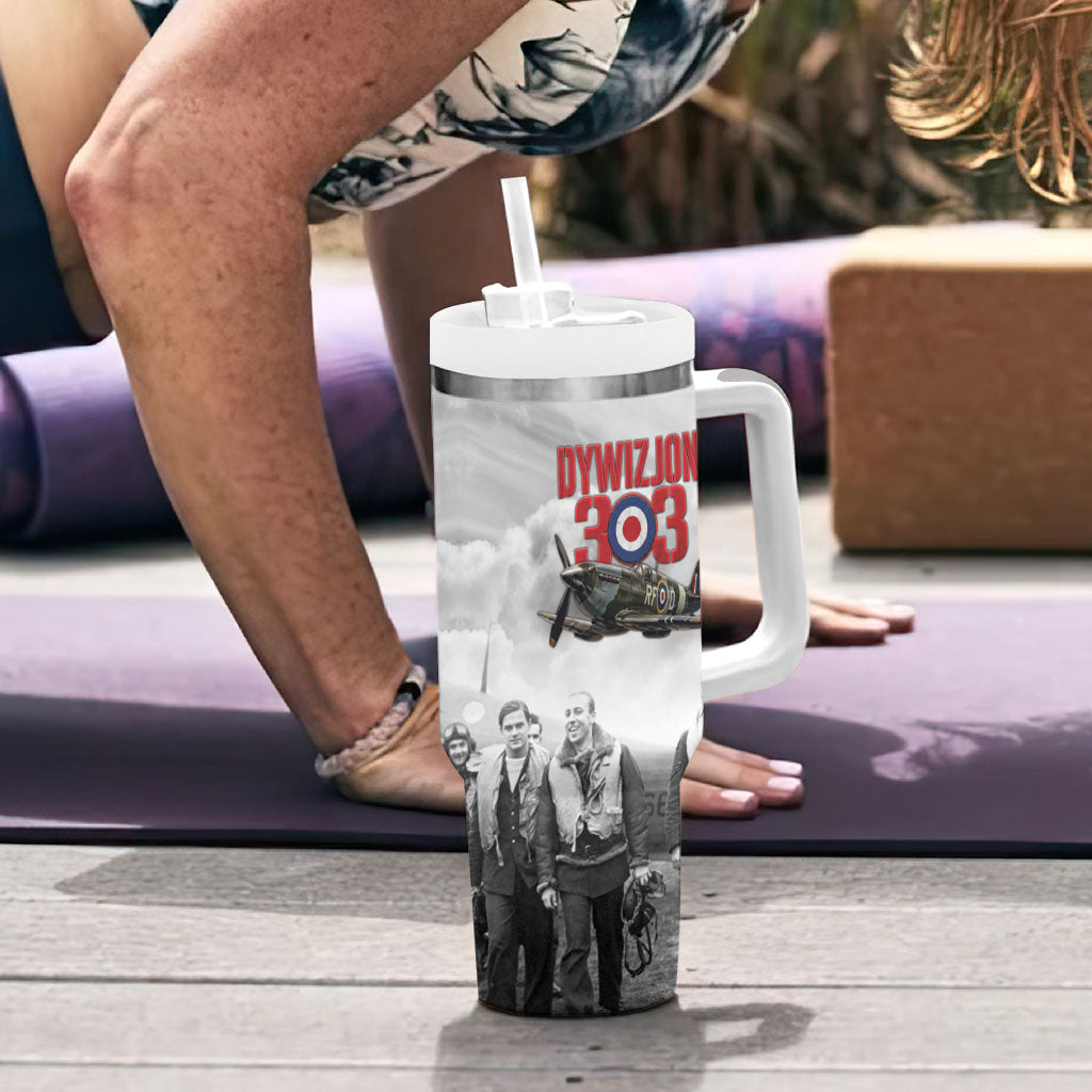 Polish 303 Squadron Tumbler With Handle Battle Of Britain Air Heroes