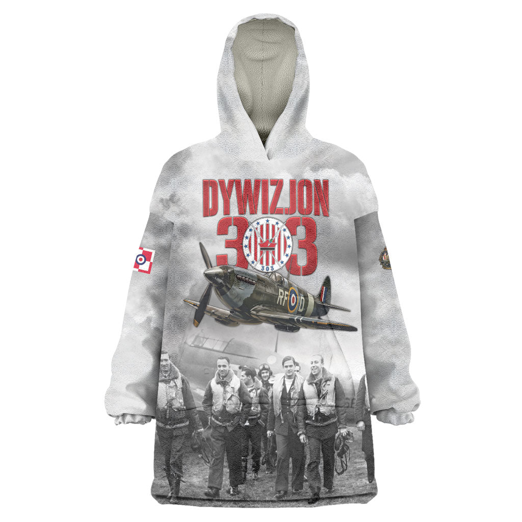 Polish 303 Squadron Wearable Blanket Hoodie Battle Of Britain Air Heroes