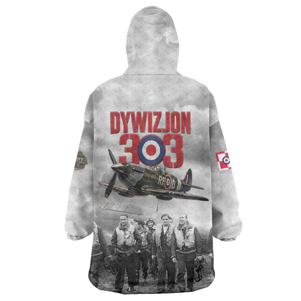 Polish 303 Squadron Wearable Blanket Hoodie Battle Of Britain Air Heroes