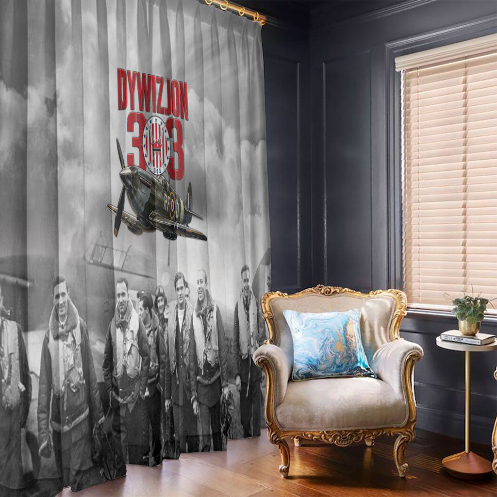 Polish 303 Squadron Window Curtain Battle Of Britain Air Heroes