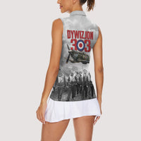 Polish 303 Squadron Women Sleeveless Polo Shirt Battle Of Britain Air Heroes