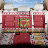 Malta Christmas Back Car Seat Cover Maltese Honey Rings - Wonder Print Shop