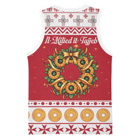 Malta Christmas Basketball Jersey Maltese Honey Rings - Wonder Print Shop