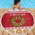 Malta Christmas Beach Blanket Maltese Honey Rings - Wonder Print Shop