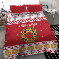 Malta Christmas Bedding Set Maltese Honey Rings - Wonder Print Shop