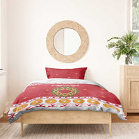 Malta Christmas Bedding Set Maltese Honey Rings - Wonder Print Shop