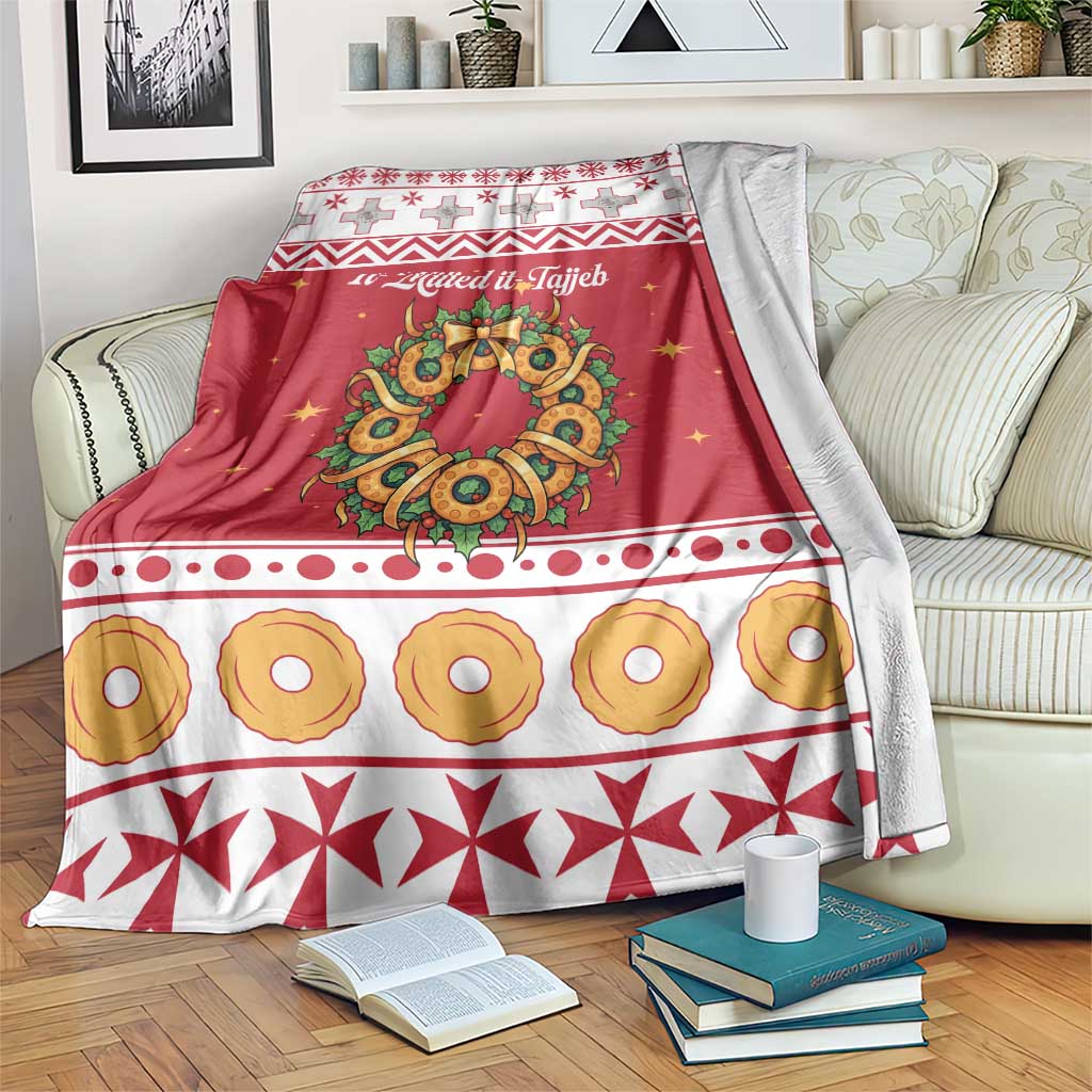 Malta Christmas Blanket Maltese Honey Rings - Wonder Print Shop