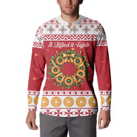 Malta Christmas Button Sweatshirt Maltese Honey Rings - Wonder Print Shop