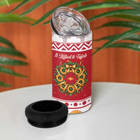 Malta Christmas 4 in 1 Can Cooler Tumbler Maltese Honey Rings - Wonder Print Shop