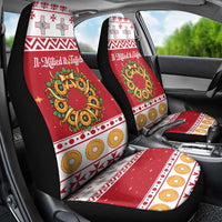Malta Christmas Car Seat Cover Maltese Honey Rings - Wonder Print Shop