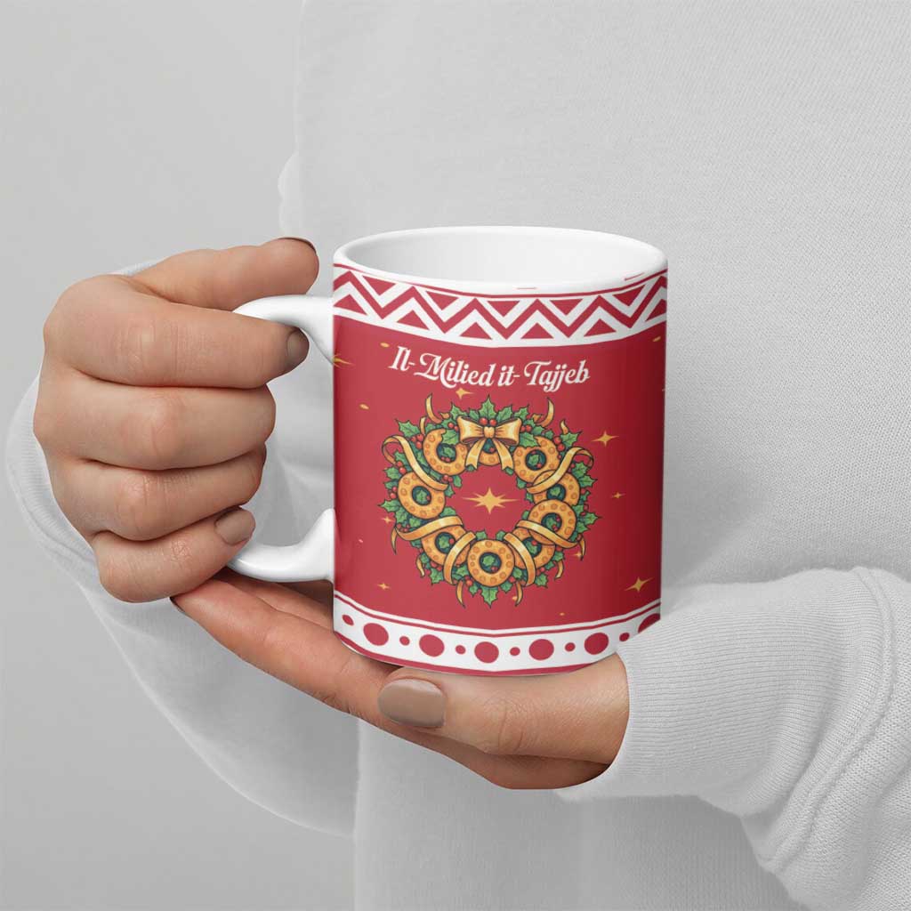 Malta Christmas Ceramic Mug Maltese Honey Rings - Wonder Print Shop