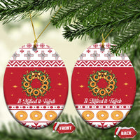 Malta Christmas Ceramic Ornament Maltese Honey Rings - Wonder Print Shop