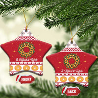 Malta Christmas Ceramic Ornament Maltese Honey Rings - Wonder Print Shop