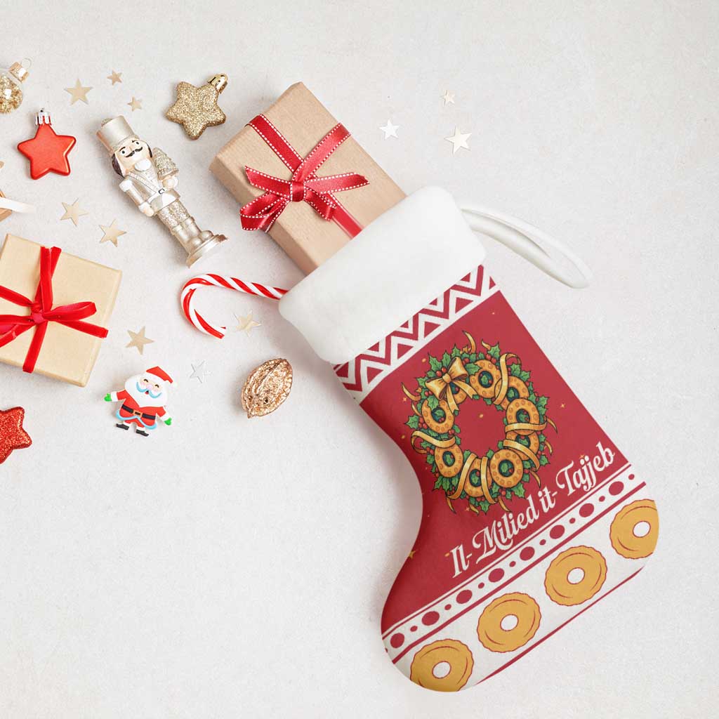 Malta Christmas Stocking Maltese Honey Rings - Wonder Print Shop