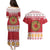 Malta Christmas Couples Matching Puletasi and Hawaiian Shirt Maltese Honey Rings - Wonder Print Shop