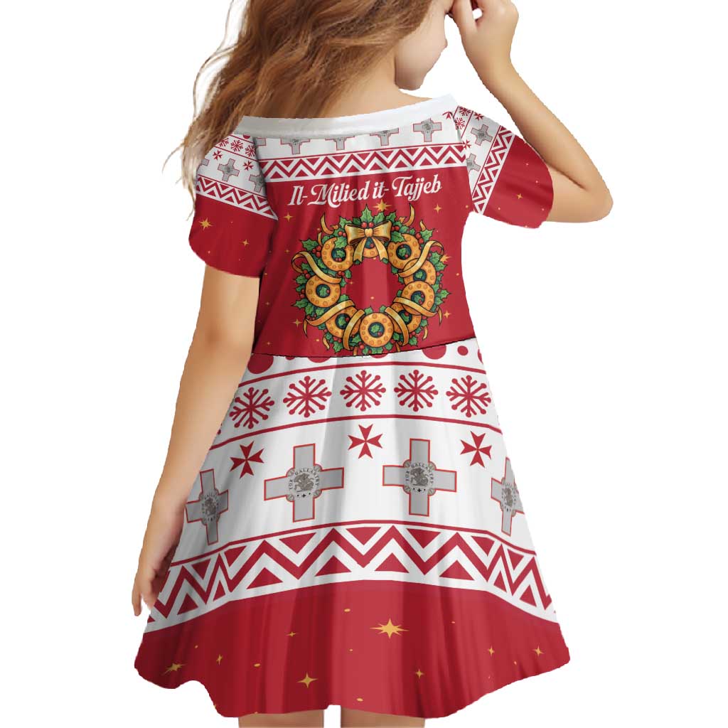 Malta Christmas Family Matching Long Sleeve Bodycon Dress and Hawaiian Shirt Maltese Honey Rings - Wonder Print Shop