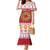 Malta Christmas Family Matching Mermaid Dress and Hawaiian Shirt Maltese Honey Rings - Wonder Print Shop