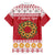 Malta Christmas Family Matching Off The Shoulder Long Sleeve Dress and Hawaiian Shirt Maltese Honey Rings - Wonder Print Shop