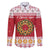 Malta Christmas Family Matching Off The Shoulder Long Sleeve Dress and Hawaiian Shirt Maltese Honey Rings - Wonder Print Shop