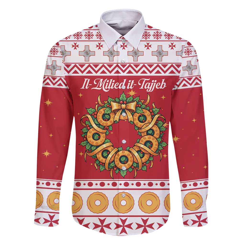 Malta Christmas Family Matching Puletasi and Hawaiian Shirt Maltese Honey Rings - Wonder Print Shop