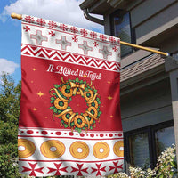 Malta Christmas Garden Flag Maltese Honey Rings - Wonder Print Shop