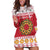 Malta Christmas Hoodie Dress Maltese Honey Rings - Wonder Print Shop