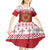 Malta Christmas Kid Short Sleeve Dress Maltese Honey Rings - Wonder Print Shop