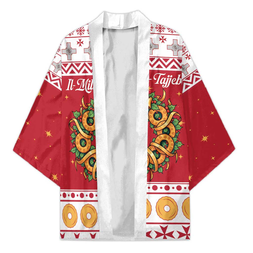 Malta Christmas Kimono Maltese Honey Rings - Wonder Print Shop