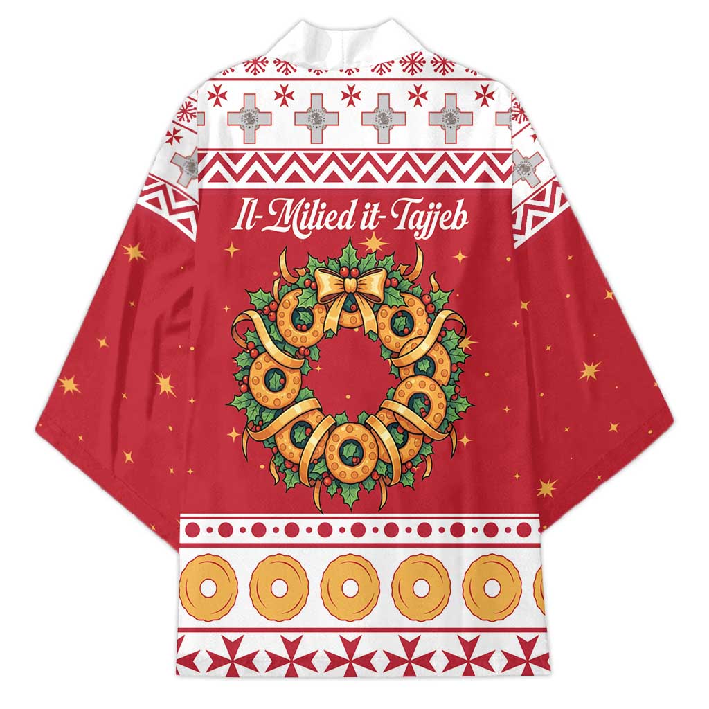 Malta Christmas Kimono Maltese Honey Rings - Wonder Print Shop