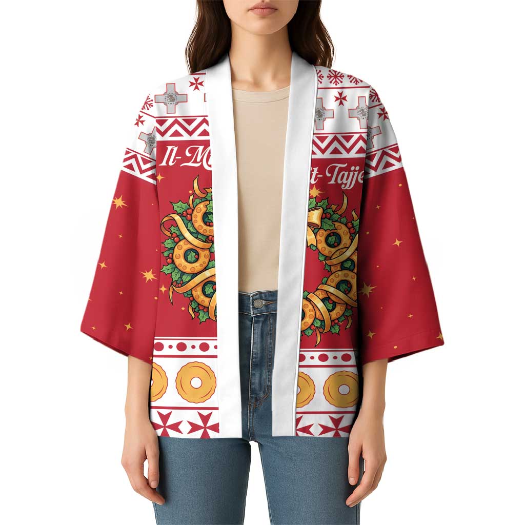 Malta Christmas Kimono Maltese Honey Rings - Wonder Print Shop