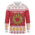 Malta Christmas Long Sleeve Polo Shirt Maltese Honey Rings - Wonder Print Shop