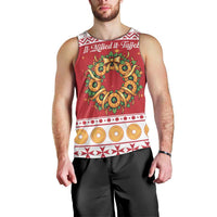 Malta Christmas Men Tank Top Maltese Honey Rings - Wonder Print Shop
