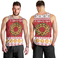 Malta Christmas Men Tank Top Maltese Honey Rings - Wonder Print Shop